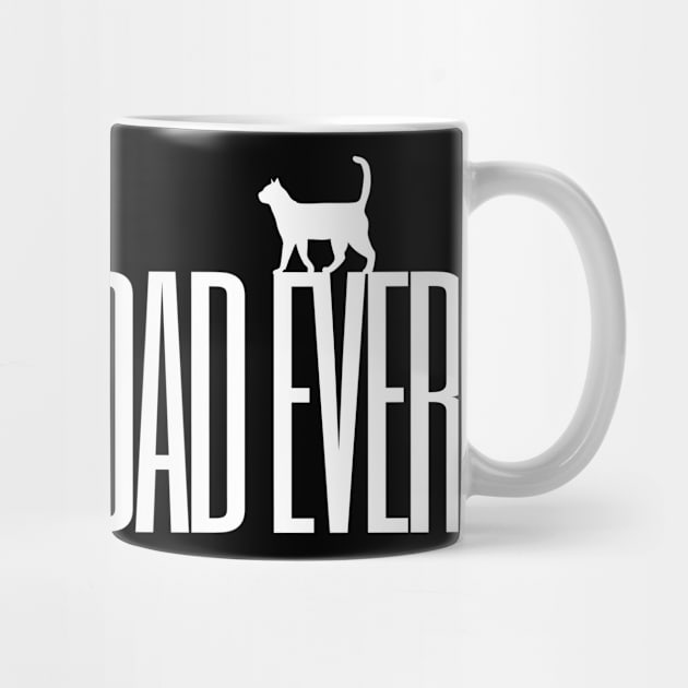 Best Cat Dad Ever Cat Owner Fathers Day Gift by ReaBelle